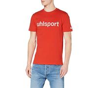 Uhlsport Essential Promo Camiseta Camiseta De Entrenamiento, Hombre, Rojo, XS