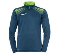 Uhlsport Goal Jersey con Cremallera de 1/4, Hombre, Petróleo/Verde Flash, M