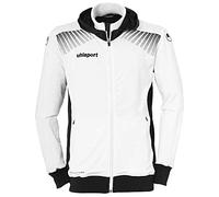 Uhlsport Goal Tec Cazadora con Capucha, Hombre, Blanco/Negro, XXL