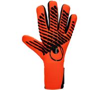 Uhlsport - Guantes de portero Fangmaschine Power Edition Absolutgrip Hn, Unisex, Fluor red-Black, 8,5