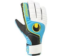 uhlsport - Guantes de Portero fangmaschine Soft HN Go Sport, Todo el año, Unisex, Color Cyan/Schwarz/Limone, tamaño 8