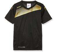 Uhlsport - Liga 2.0 S/S Junior, Color Negro,Dorado, Talla 8 Years