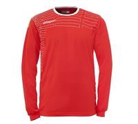 Uhlsport Match Team Kit para Niño Y Adulto/Camiseta Shorts/Jersey Y Pantalón/Camiseta De Fútbol/Manga Larga Kit Camiseta Y Shorts, Unisex niños, Rojo/Blanco, XXL