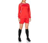 Uhlsport Match Team Kit para Niño Y Adulto Camiseta Yhorts/Jersey Y Pantalón/Camiseta De Fútbol/Manga Larga Kit Camiseta Y Shorts De Mujer, Unisex niños, Rojo/Blanco, XS
