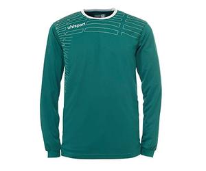 uhlsport Match Team Kit para Niño Y Adulto Camiseta Yhorts/Jersey Y Pantalón/Camiseta De Fútbol/Manga Larga Kit Camiseta Y Shorts De Mujer, Unisex niños, Lagoon/Blanco, M