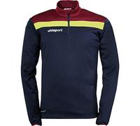 Uhlsport Offense 23 1/4 Zip Top Camiseta 1/4 De Fútbol para Hombre, Hombre, Azul Marino/Burdeos/Amari, XXL