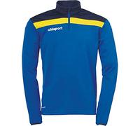 Uhlsport Offense 23 1/4 Zip Top Camiseta 1/4 De Fútbol para Hombre, Hombre, Azur/Azul Marino/Lima ama, XL