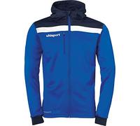 Uhlsport Offense 23 Multi Hood Jacket Chaqueta Con Capucha Para Hombre, Hombre, azur/azul marino/blanco, 116