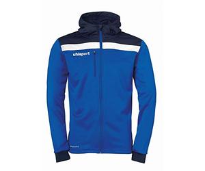 uhlsport Offense 23 Multi Hood Jacket Chaqueta Con Capucha Para Hombre, Hombre, azur/azul marino/blanco, 116