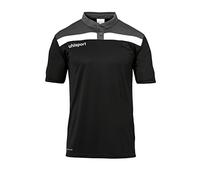 Uhlsport Offense 23 Polo Shirt Polo para Hombre, Hombre, Negro/Antracita/Blanco, S