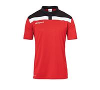 Uhlsport Offense 23 Polo Shirt Polo para Hombre, Hombre, Rojo/Negro/Blanco, 4XL