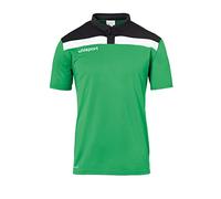 Uhlsport Offense 23 Polo Shirt Polo para Hombre, Hombre, Verde/Negro/Blanco, 140