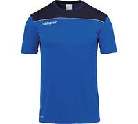 Uhlsport Offense 23 Poly Shirt Camiseta De Fútbol para Hombre, Hombre, Azur/Azul Marino/Blanco, 116
