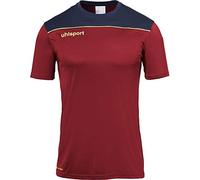 Uhlsport Offense 23 Poly Shirt Camiseta De Fútbol para Hombre, Hombre, Burdeos/Azul Marino/Amari, 152