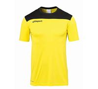 Uhlsport Offense 23 Poly Shirt Camiseta De Fútbol para Hombre, Hombre, Lima Amarillo/Negro/Antra, XXL