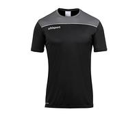Uhlsport Offense 23 Poly Shirt Camiseta De Fútbol para Hombre, Hombre, Negro/Antracita/Blanco, 116