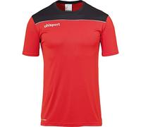 Uhlsport Offense 23 Poly Shirt Camiseta De Fútbol para Hombre, Hombre, Rojo/Negro/Blanco, 116