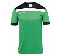 Uhlsport Offense 23 Shirt Shortsleeved Camiseta De Fútbol para Hombre, Hombre, Verde/Negro/Blanco, M