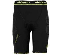 Uhlsport - Pantalón corto Bionikframe, Hombre, Black-Fluor Yellow, L