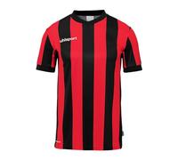 uhlsport Retro Stripe Shirt de Manga Corta - Camiseta de fútbol con diseño Retro - Camiseta de fútbol para Hombres y niños
