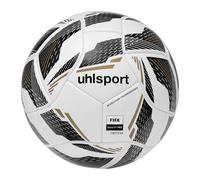 uhlsport Revolution Thermobonded balón de fútbol, Jóvenes y Adultos, Blanco/Negro/Dorado, 5