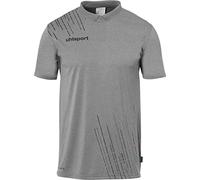 uhlsport Score 26 Poly Polo-Shirt Hombre niño, Gris Oscuro Mezcla/Negro, M Men's