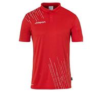 uhlsport Score 26 Poly Polo-Shirt Hombre niño, Rojo/Blanco, M Men's