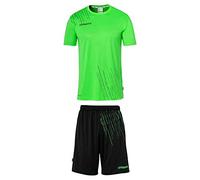 uhlsport Score 26 - Set de camiseta de fútbol - Camiseta y pantalón corto - 10 variantes disponibles para adultos y niños - Verde fluor