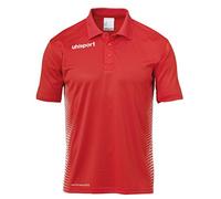 Uhlsport Score Polo Shirt Camiseta De Entrenamiento, Hombre, Rojo/Blanco, S