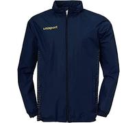 Uhlsport Score Rain Chubasquero, Hombre, Azul Marino/Amarillo Flúor, XXL
