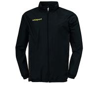Uhlsport Score Rain Chubasquero, Hombre, Negro/Amarillo Flúor, XXL