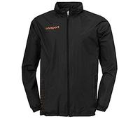 Uhlsport Score Rain Chubasquero, Hombre, Negro/Naranja Flúor, 116