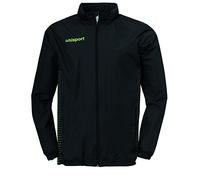 Uhlsport Score Rain Chubasquero, Hombre, Negro/Verde Flúor, XXXL