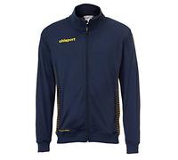 uhlsport Score Track Jacket Chaqueta De Entrenamiento, Hombre, azul marino/amarillo fluo, XXXL