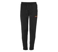 uhlsport Score Track Pants Pantalón De Entrenamiento, Hombre, Negro/Naranja Fluor, 140