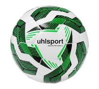 uhlsport Soccer Pro Addglue balón de fútbol, Jóvenes y Adultos, Blanco/Negro/Verde Fluo, 3