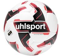 uhlsport Soccer Pro Synergy - Balón de Partido y de Entrenamiento de fútbol Pelotas de fútbol (4 Unidades), Color Blanco, Negro y Rojo