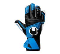 uhlsport - Soft HN Comp, Guantes de Portero Niños y Adultos, Noir/Bleu Fluo/Blanc, 8.5 -