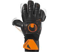 uhlsport Speed Contact Soft Flex Frame Guantes de Portero Fútbol Negro/Blanco/Naranja Fluo - Tamaño 6