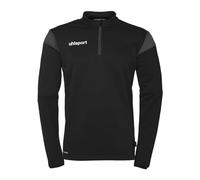 uhlsport - Squad 27 1/4 Zip Top, Suéter pulóver Unisexo, Schwarz/Anthra,