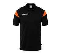uhlsport Squad 27 Polo Shirt, Negro/Naranja Fluor, L Unisex