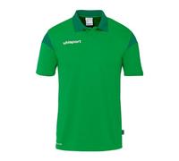 uhlsport Squad 27 Polo Shirt, Verde/Lagoon, L Unisex