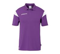 uhlsport Squad 27 Polo Shirt, Morado/Blanco, XL Unisex
