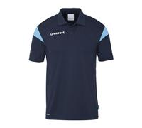 uhlsport Squad 27 Polo Shirt, Azul Marino/Celeste, M Unisex