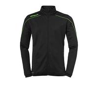 Uhlsport Stream 22 Classic Jacket Chaqueta con Cuello Alto, Unisex niños, Black/Fluo Green, 116