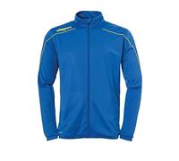 Uhlsport Stream 22 Classic Jacket Chaqueta De Poliéster Con Cuello Alto, Unisex niños, Azure Blue/Lime Yellow, 152