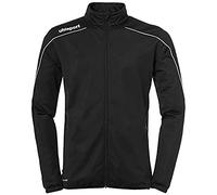 Uhlsport Stream 22 Classic Jacket chaqueta de poliéster con cuello alto, Unisex niños, Black/White, 164