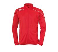 Uhlsport Stream 22 Classic Jacket Chaqueta De Poliéster Con Cuello Alto, Unisex niños, Red/White, 116