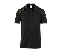 Uhlsport Stream 22 Polo Shirt Polo, Hombre, Black/Fluo Green, 164