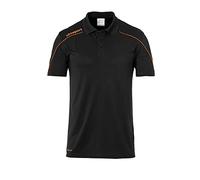Uhlsport Stream 22 Polo Shirt Polo, Hombre, Black/Fluo Orange, M